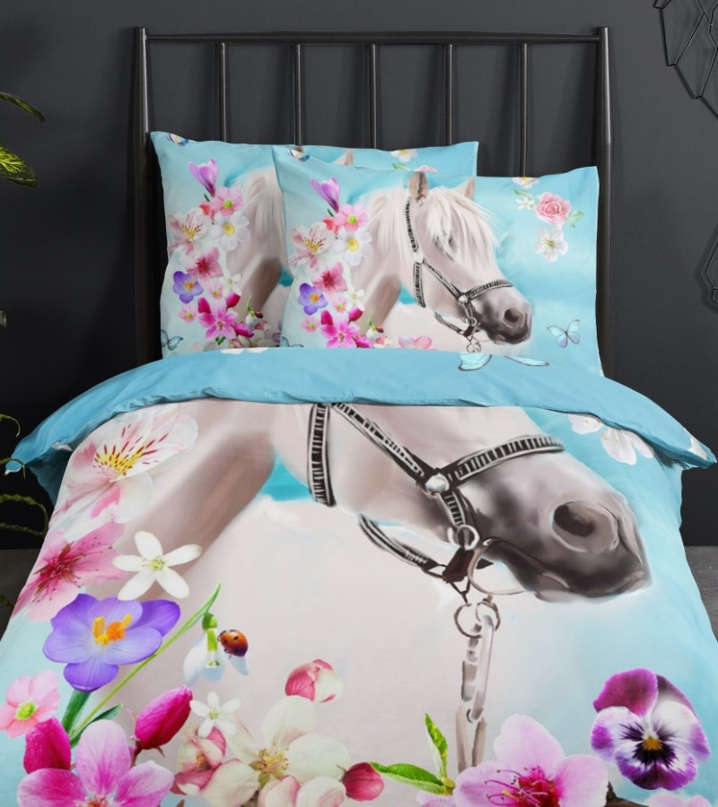 Kinderdekbedovertrek Beauty 140x220 kids nr.4924 multi