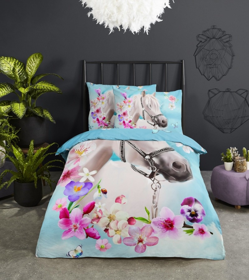 Kinderdekbedovertrek Beauty 140x220 kids nr.4924 multi