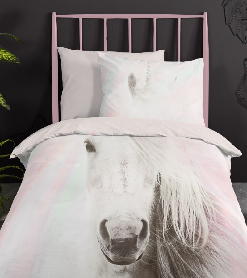 Kinderdekbedovertrek Fluffy 140x220 kids nr.20028 pink