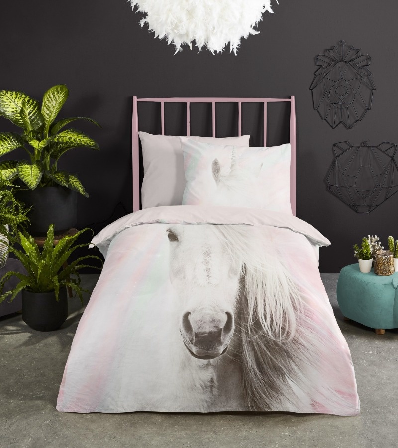 Kinderdekbedovertrek Fluffy 140x220 kids nr.20028 pink