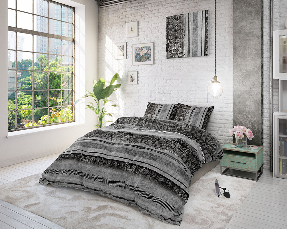 1 persoons dekbedovertrek katoen 140x220 - polyester - Craft