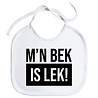 Goldengifts Slab - M'n bek is lek! - koordjes - wit Goldengifts Slab - M'n bek is lek! - koordjes - wit