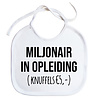 Goldengifts Slab - Miljonair in opleiding (knuffels € 5,-) - koordjes - wit Goldengifts Slab - Miljonair in opleiding (knuffels € 5,-) - koordjes - wit