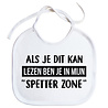 Goldengifts Slab - Als je dit kan lezen ben je in mijn "spetter zone" - koordjes - wit Goldengifts Slab - Als je dit kan lezen ben je in mijn "spetter zone" - koordjes - wit