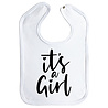 Goldengifts Slab - It's a girl - drukknoop - wit Goldengifts Slab - It's a girl - drukknoop - wit