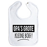 Goldengifts Slab - Opa's grote kleine boef! - drukknoop - wit Goldengifts Slab - Opa's grote kleine boef! - drukknoop - wit