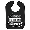 Goldengifts Slab - I'm not crying i'm ordering dinner - drukknoop - zwart Goldengifts Slab - I'm not crying i'm ordering dinner - drukknoop - zwart