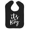 Goldengifts Slab - It's a boy - drukknoop - zwart Goldengifts Slab - It's a boy - drukknoop - zwart