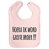 Goldengifts Slab - Hoera ik word grote broer !!! - drukknoop - baby roze Goldengifts Slab - Hoera ik word grote broer !!! - drukknoop - baby roze
