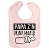 Goldengifts Slab - Papa z'n drink maatje - drukknoop - baby roze Goldengifts Slab - Papa z'n drink maatje - drukknoop - baby roze