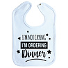 Goldengifts Slab - I'm not crying i'm ordering dinner - drukknoop - baby blauw Goldengifts Slab - I'm not crying i'm ordering dinner - drukknoop - baby blauw