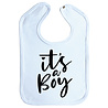 Goldengifts Slab - It's a boy - drukknoop - baby blauw Goldengifts Slab - It's a boy - drukknoop - baby blauw