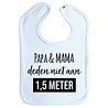 Goldengifts Slab - Papa & mama deden niet aan 1,5 meter - drukknoop - baby blauw Goldengifts Slab - Papa & mama deden niet aan 1,5 meter - drukknoop - baby blauw