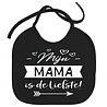 Goldengifts Slabbetje - Mijn mama is de liefste! - koordjes - zwart Goldengifts Slabbetje - Mijn mama is de liefste! - koordjes - zwart