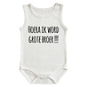 Goldengifts Romper - Hoera ik word grote broer !!! - kap mouwen - baby - romper broer - broer - rompertjes baby - rompers - romper - rompertjes Goldengifts Romper - Hoera ik word grote broer !!! - kap mouwen - baby - romper broer - broer - rompertjes baby - rompers - romper - rompertjes