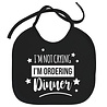 Goldengifts Slabbetje - I'm not crying i'm ordering dinner - koordjes - zwart Goldengifts Slabbetje - I'm not crying i'm ordering dinner - koordjes - zwart
