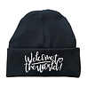 Goldengifts Schatig bedrukt baby mutsje met de opdruk - Welcome to the world Goldengifts Schatig bedrukt baby mutsje met de opdruk - Welcome to the world