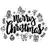 Goldengifts Kerst sticker - Merry Christmas - 29x38 cm Goldengifts Kerst sticker - Merry Christmas - 29x38 cm
