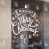 Goldengifts Kerst sticker - We wish you a Merry Christmas - 29x27 cm Goldengifts Kerst sticker - We wish you a Merry Christmas - 29x27 cm