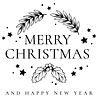 Goldengifts Kerst sticker - Merry Christmas and happy new year - 29x28 cm Goldengifts Kerst sticker - Merry Christmas and happy new year - 29x28 cm