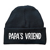 Goldengifts Schatig bedrukt baby mutsje met de opdruk - Papa's vriend Goldengifts Schatig bedrukt baby mutsje met de opdruk - Papa's vriend