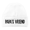 Goldengifts Schatig bedrukt baby mutsje met de opdruk - Papa's vriend Goldengifts Schatig bedrukt baby mutsje met de opdruk - Papa's vriend