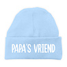 Goldengifts Schatig bedrukt baby mutsje met de opdruk - Papa's vriend Goldengifts Schatig bedrukt baby mutsje met de opdruk - Papa's vriend