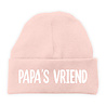 Goldengifts Schatig bedrukt baby mutsje met de opdruk - Papa's vriend Goldengifts Schatig bedrukt baby mutsje met de opdruk - Papa's vriend