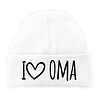 Goldengifts Baby mutsje - I love oma - baby roze Goldengifts Baby mutsje - I love oma - baby roze