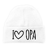Goldengifts Baby mutsje - I love opa - wit Goldengifts Baby mutsje - I love opa - wit