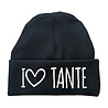 Goldengifts Baby mutsje - I love tante - zwart Goldengifts Baby mutsje - I love tante - zwart
