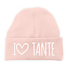 Goldengifts Baby mutsje - I love tante - baby roze Goldengifts Baby mutsje - I love tante - baby roze