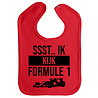 Goldengifts Slab - Ssst.. ik kijken formule 1 - drukknoop - rood Goldengifts Slab - Ssst.. ik kijken formule 1 - drukknoop - rood