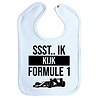 Goldengifts Slab - Ssst.. ik kijken formule 1 - drukknoop - baby blauw Goldengifts Slab - Ssst.. ik kijken formule 1 - drukknoop - baby blauw