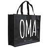 Goldengifts Non woven tas/shopper - Oma, tante of mama + eigennaam - 42 x 12 x 35 cm - zwart Goldengifts Non woven tas/shopper - Oma, tante of mama + eigennaam - 42 x 12 x 35 cm - zwart