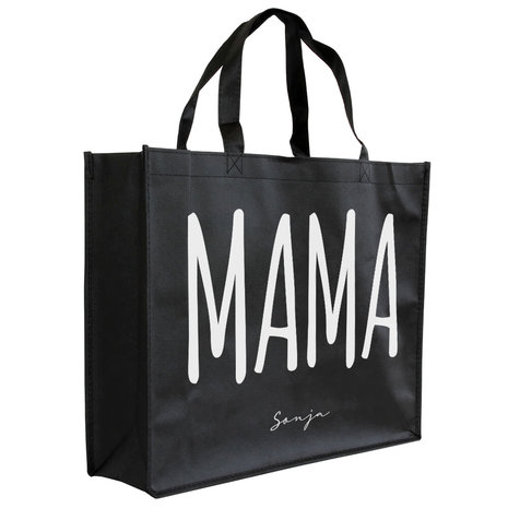 Non woven tas shopper Oma tante of mama eigennaam 42 x 12 x