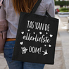 Goldengifts Tas - katoenen tas - oom - Tas van de allerliefste oom! - lange hengsels - boodschappentas - big shopper - stuks 1 - zwart Goldengifts Tas - katoenen tas - oom - Tas van de allerliefste oom! - lange hengsels - boodschappentas - big shopper - stuks 1 - zwart
