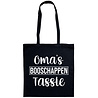 Goldengifts Tas - katoenen tas - oma - Oma's booschappen tassie - lange hengsels - boodschappentas - big shopper - stuks 1 - zwart Goldengifts Tas - katoenen tas - oma - Oma's booschappen tassie - lange hengsels - boodschappentas - big shopper - stuks 1 - zwart