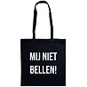 Goldengifts Tas - katoenen tas - Mij niet bellen! - lange hengsels - boodschappentas - big shopper - stuks 1 - zwart Goldengifts Tas - katoenen tas - Mij niet bellen! - lange hengsels - boodschappentas - big shopper - stuks 1 - zwart