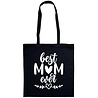Goldengifts Tas - katoenen tas - Best mom ever - mom - mama - lange hengsels - boodschappentas - big shopper - stuks 1 - zwart Goldengifts Tas - katoenen tas - Best mom ever - mom - mama - lange hengsels - boodschappentas - big shopper - stuks 1 - zwart