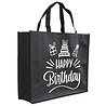 Goldengifts tas - non woven tas - Happy Birthday - handtas - schoudertas - boodschappentas - big shopper - shopper - tassen - verjaardag - birthday - cadeau - stuks 1 - zwart Goldengifts tas - non woven tas - Happy Birthday - handtas - schoudertas - boodschappentas - big shopper - shopper - tassen - verjaardag - birthday - cadeau - stuks 1 - zwart