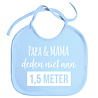 Goldengifts Slabbetjes - slabber - slab - baby - Papa & mama deden niet aan 1,5 meter - koordjes - stuks 1 - baby blauw Goldengifts Slabbetjes - slabber - slab - baby - Papa & mama deden niet aan 1,5 meter - koordjes - stuks 1 - baby blauw