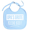 Goldengifts Slabbetjes - slabber - slab - baby - Opa's grote kleine boef! - koordjes - stuks 1 - baby blauw Goldengifts Slabbetjes - slabber - slab - baby - Opa's grote kleine boef! - koordjes - stuks 1 - baby blauw