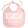 Goldengifts Slabbetjes - slabber - slab - baby - Oma's grote kleine boef! - koordjes - stuks 1 - baby roze Goldengifts Slabbetjes - slabber - slab - baby - Oma's grote kleine boef! - koordjes - stuks 1 - baby roze