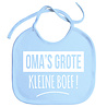 Goldengifts Slabbetjes - slabber - slab - baby - Oma's grote kleine boef! - koordjes - stuks 1 - baby blauw Goldengifts Slabbetjes - slabber - slab - baby - Oma's grote kleine boef! - koordjes - stuks 1 - baby blauw