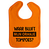 Goldengifts Waar blijft mijn oranje tompoes? - drukknoop - stuks 1 - oranje - zwart opdruk - koningsdag - king - feest - slabber - slabbetjes - koningsdag kleding - koningsdag kinderen - koningsdag accessoires - Hollandse cadeautjes - baby Goldengifts Waar blijft mijn oranje tompoes? - drukknoop - stuks 1 - oranje - zwart opdruk - koningsdag - king - feest - slabber - slabbetjes - koningsdag kleding - koningsdag kinderen - koningsdag accessoires - Hollandse cadeautjes - baby