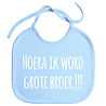 Goldengifts Slabbetjes - slabber - slab - baby - Hoera ik word grote broer !!! - koordjes - stuks 1 - baby blauw Goldengifts Slabbetjes - slabber - slab - baby - Hoera ik word grote broer !!! - koordjes - stuks 1 - baby blauw