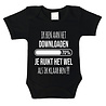Goldengifts Romper - Ik ben aan het downloaden, je ruikt het wel als ik klaar ben!!! - korte mouwen - zwart Goldengifts Romper - Ik ben aan het downloaden, je ruikt het wel als ik klaar ben!!! - korte mouwen - zwart