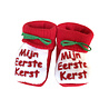 Goldengifts Geschenkset 1 - kerst - set - slabber - slofjes - romper - baby - kerst - kerst romper - zwangerschap aankondiging - stuks 1 - wit/zwart/rood Goldengifts Geschenkset 1 - kerst - set - slabber - slofjes - romper - baby - kerst - kerst romper - zwangerschap aankondiging - stuks 1 - wit/zwart/rood