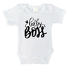 Goldengifts Romper - Baby boss - korte mouwen - wit Goldengifts Romper - Baby boss - korte mouwen - wit